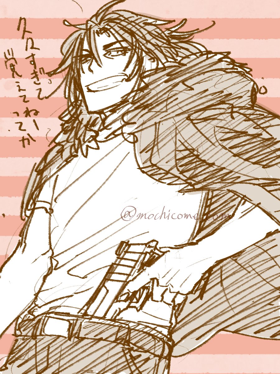 毛探偵グッズ新発売記念☆なつかしいイラストを再掲!(ロッサリ) #キューティクル探偵因幡 #毛探偵 #再掲イラスト 