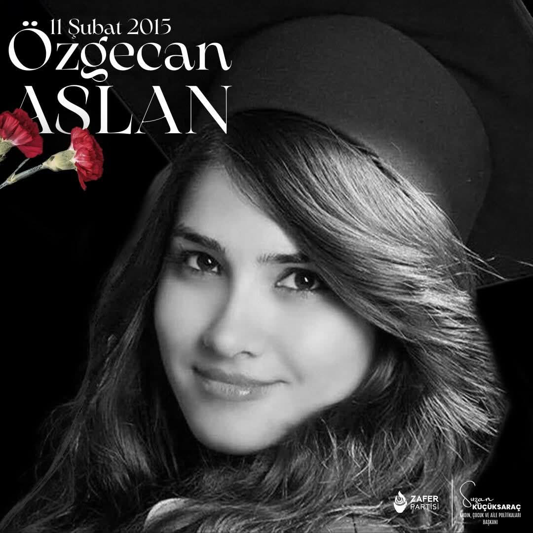 Bir genç kızın hayallerinin yarım kaldığı, bir ülkenin yüreğine ateş düştüğü gün.

Özgecan Aslan’ı, hayattan koparılışının yıl dönümünde rahmetle ve derin bir hüzünle anıyoruz.

<a href="/umitozdag/">Ümit Özdağ</a> 
<a href="/zaferpartisi/">Zafer Partisi</a>