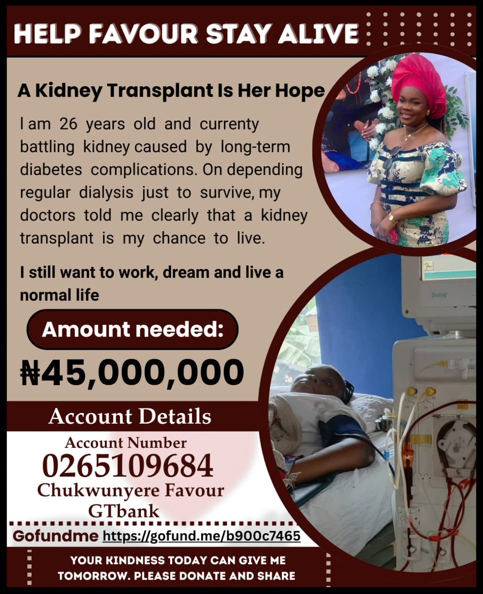 fahvoryht's tweet image. Update: We've raised 7.3m so far. Little drops indeed make a mighty ocean.

I'm grateful to you all. Pls I still need your support to hit my target. It's so sad that for over a year plus, I've not been able to stand or walk unaided

I wish to get back on my feet. Pls support 🙏🥺