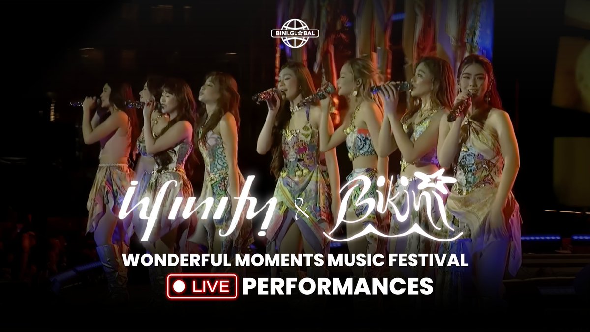 Talagang paulit-ulit babalikan because of this wonderful feeling 🥹🫶🏻

Rewatch BINI's #WonderfulMomentsFestival performances of “Bikini” and “Infinity” from our livestream... OUT NOW on the BINI Global website!

Not a member yet? Sign up here!
🔗 bit.ly/BINIExclusiveM…

#BINI