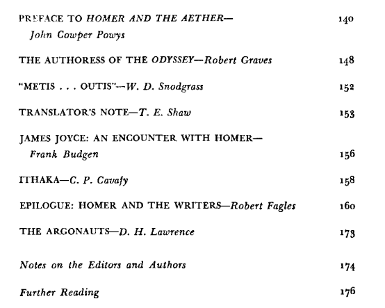 Interestingly diverse lineup here.