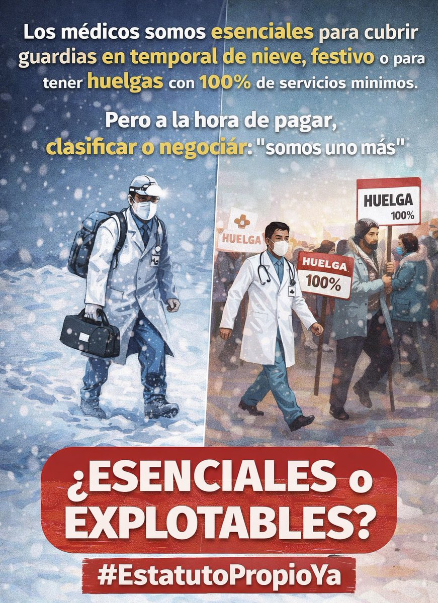 ESTATUTO MEDICO YA tweet media