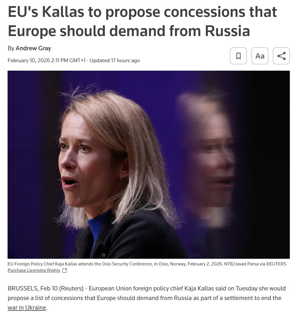 Was genau machen unsere politischen Vertreter eigentlich hauptberuflich?

Kaja Kallas, die EU-Außenbeauftragte, will Putin eine Forderungsliste überreichen:
- Russland soll seine Armee schrumpfen 
- und die verschleppten ukrainischen Kinder zurückgeben. 
 
Glaubt sie wirklich, so