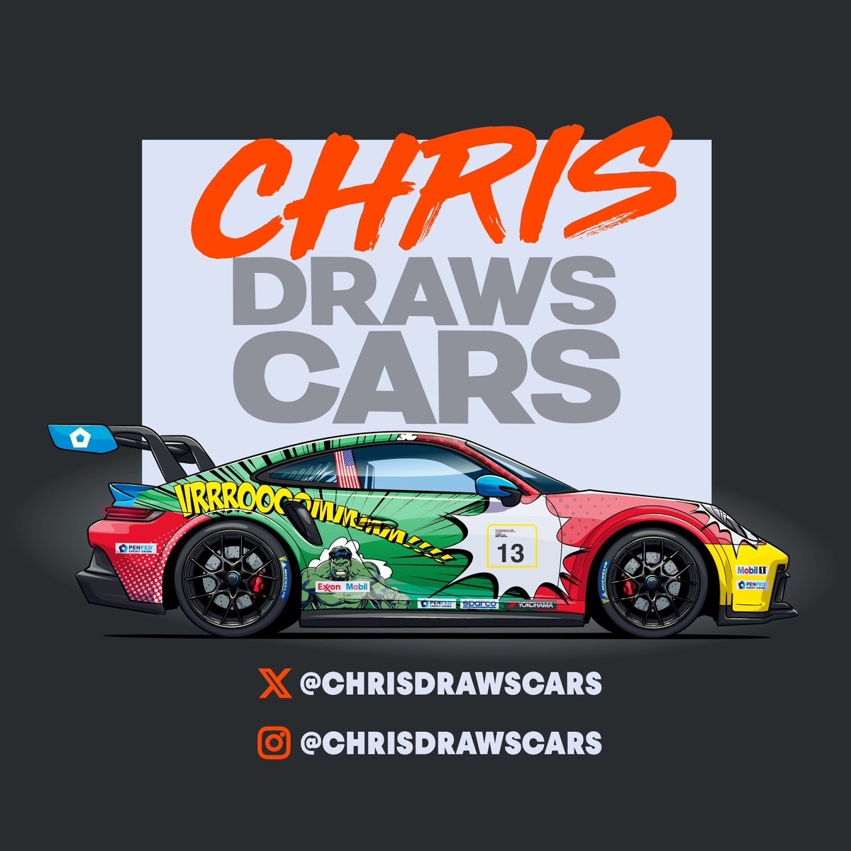 One of my favourite liveries! Took a while to draw this one! 

What car/livery shall I draw next?

#porschecarreracup #porsche911carrera #porschecup #porsche911turbo #carart <a href="/Porsche/">Porsche</a> <a href="/PorscheGB/">Porsche GB</a> <a href="/PorscheNewsroom/">Porsche Newsroom</a> <a href="/PorscheRaces/">Porsche Motorsport</a>