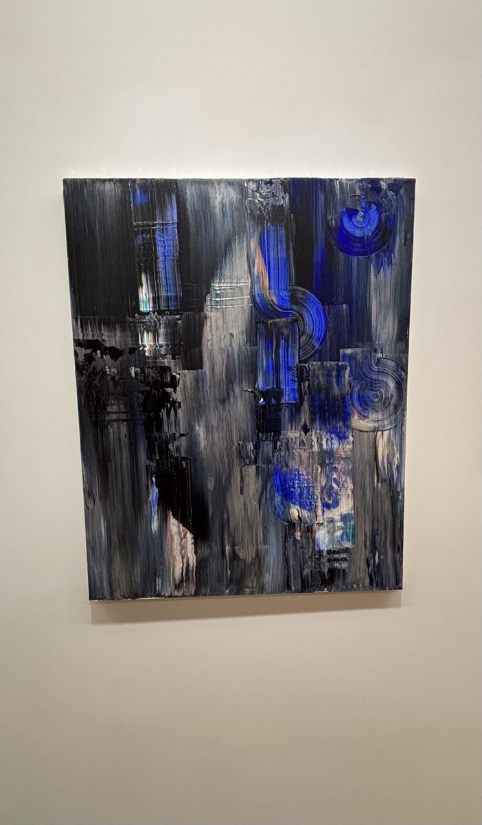 念願の真田さんの個展『FOR』も行ってきた〜！ 抽象画の知識は薄いけど