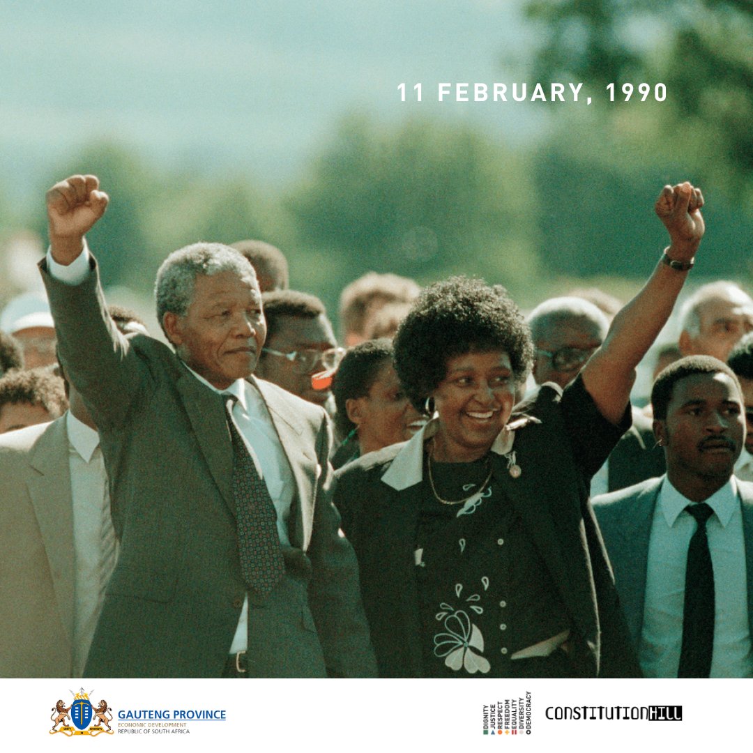 VisitConHill's tweet photo. 36 years ago today, Nelson Mandela walked into freedom. We commemorate this day not just as history, but as a call to action. It is up to us to protect the rights he fought for and create a brighter legacy for the future. It starts with you &amp; I.#StandUp4HumanRights #VisitConHill https://t.co/TOB0YclyqS