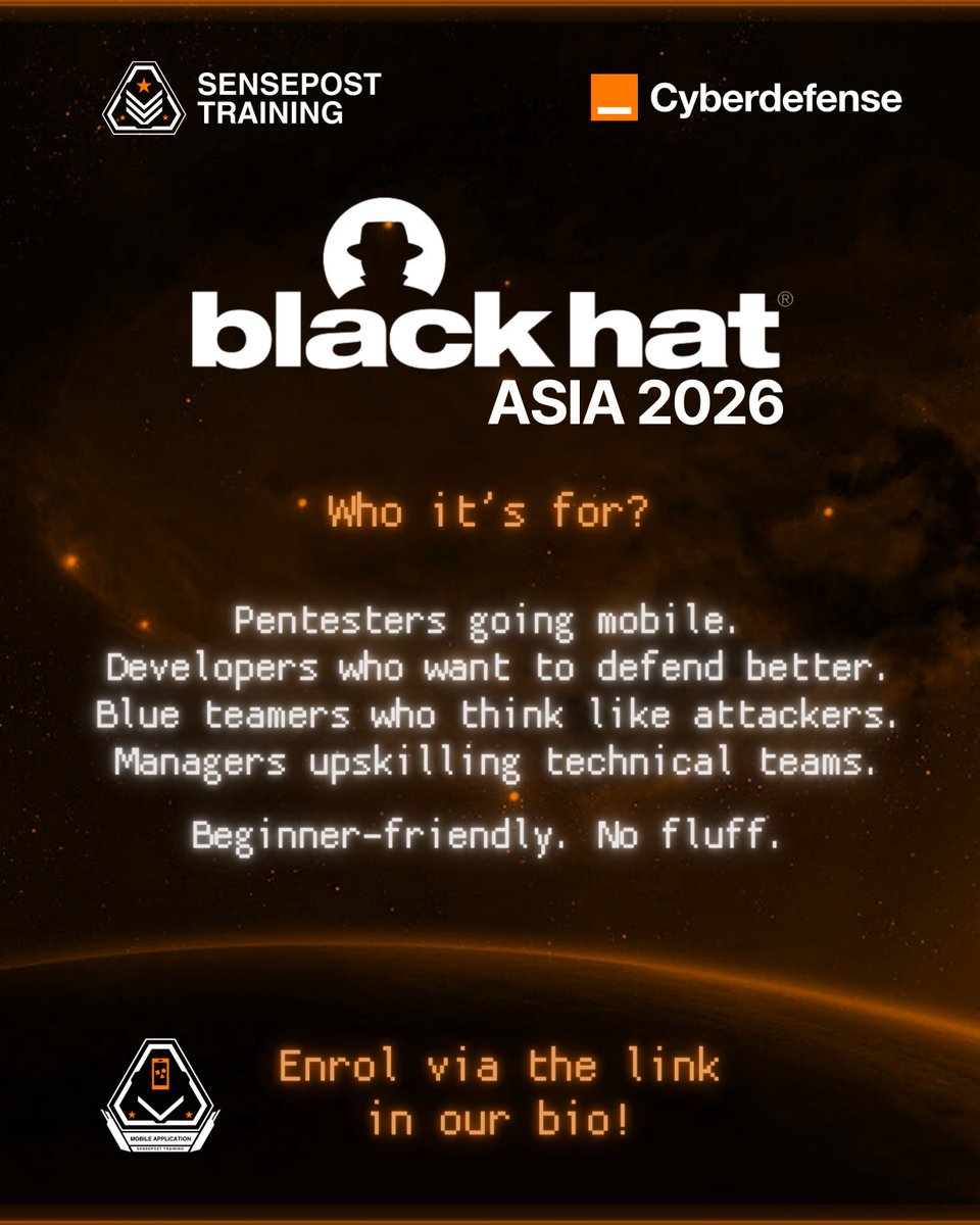 SensePost Training | Orange Cyberdefense tweet media