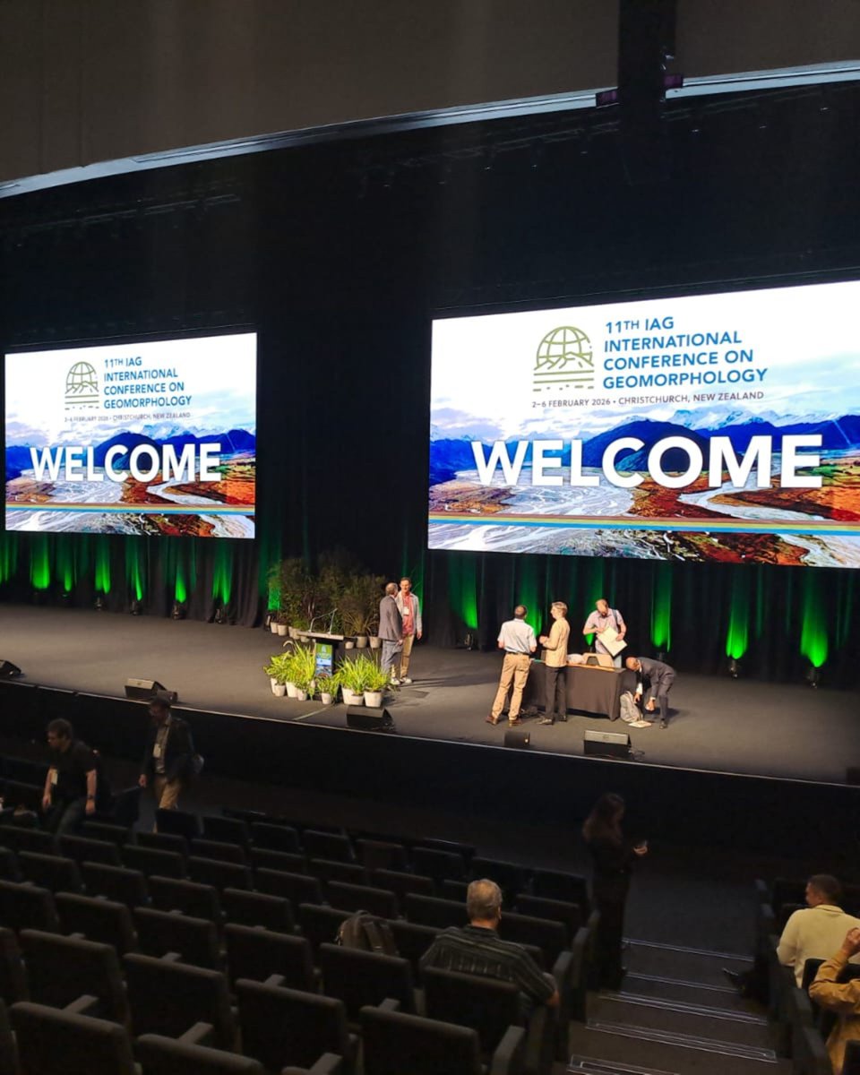 sapri_dsti's tweet photo. From citations to conversations 💨
Last week,#LTOLand Research Coordinator Abuyiselwe Nguna from #SAPRI presented part of his PhD research on sub-Antarctic Marion Island aeolian processes and dynamics at the International Conference on Geomorphology in Ōtautahi,New Zealand. https://t.co/dzD8pmF1VM