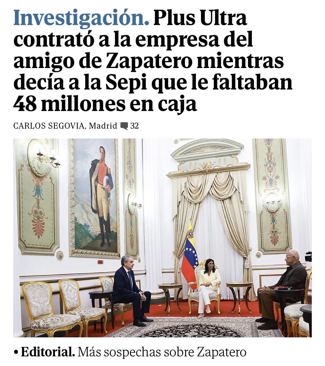 “Nos cuestan creer que Zapatero haya cometido delitos”, dice un tertuliano en <a href="/HerreraenCOPE/">Herrera en COPE</a>. Querrá decir q le cuesta creer q haya dejado rastro. Porque, ¿existe corrupción mayor que legitimar a ETA? A partir de ahí, dictadura  narco chavista incluida, todo son pecados veniales.