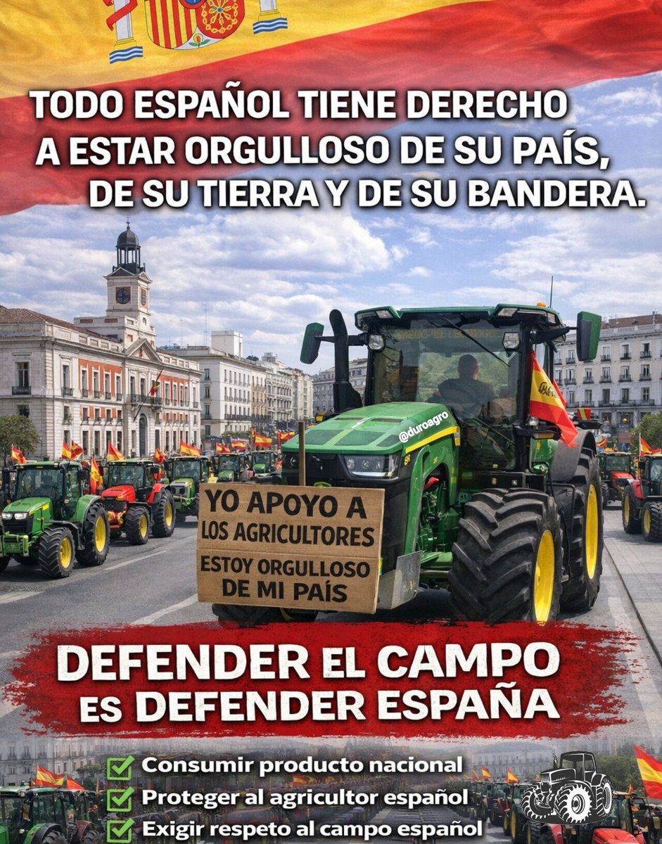 Todo nuestro apoyo y solidaridad a nuestros agricultores