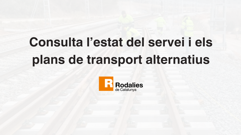 Rodalies Catalunya tweet media