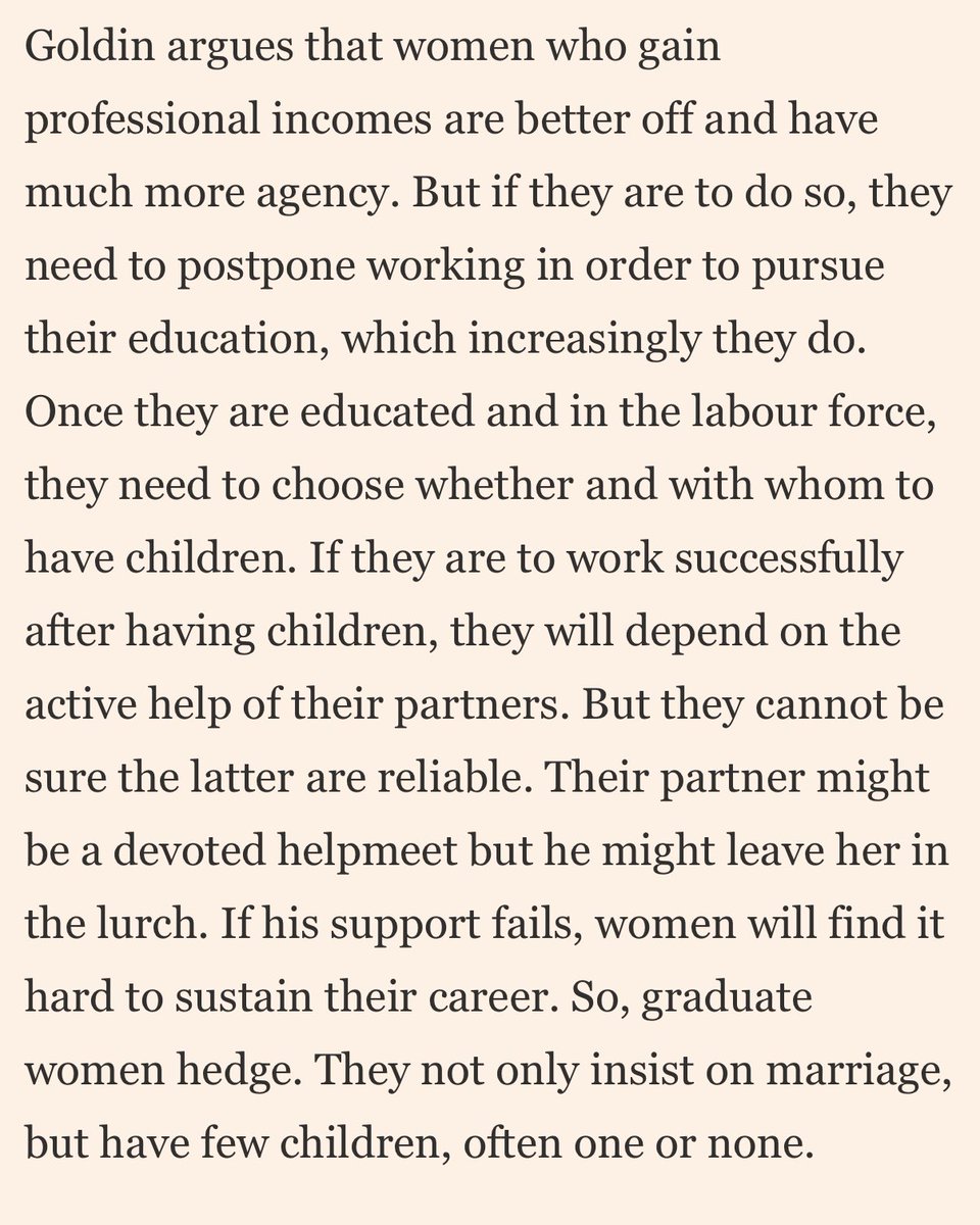 A note in FT on why fertility rates are collapsing. The summary …. Women got educated and determined the downside of having big families is too great in comparison to the upside .
