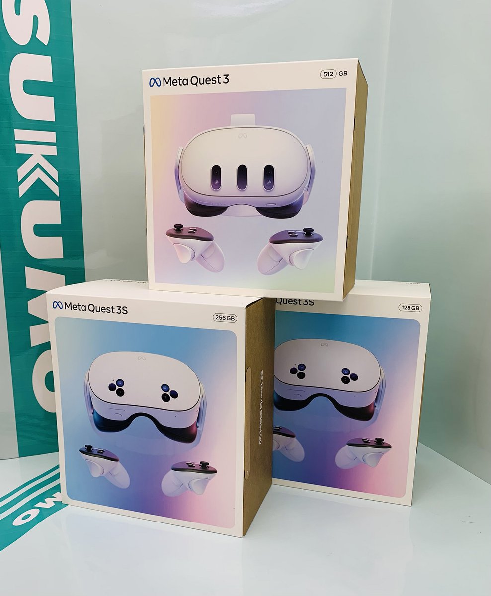 本店Ⅱ2F】 人気のVR商品、お取扱い中です😉 Meta 製 『Meta Quest 3