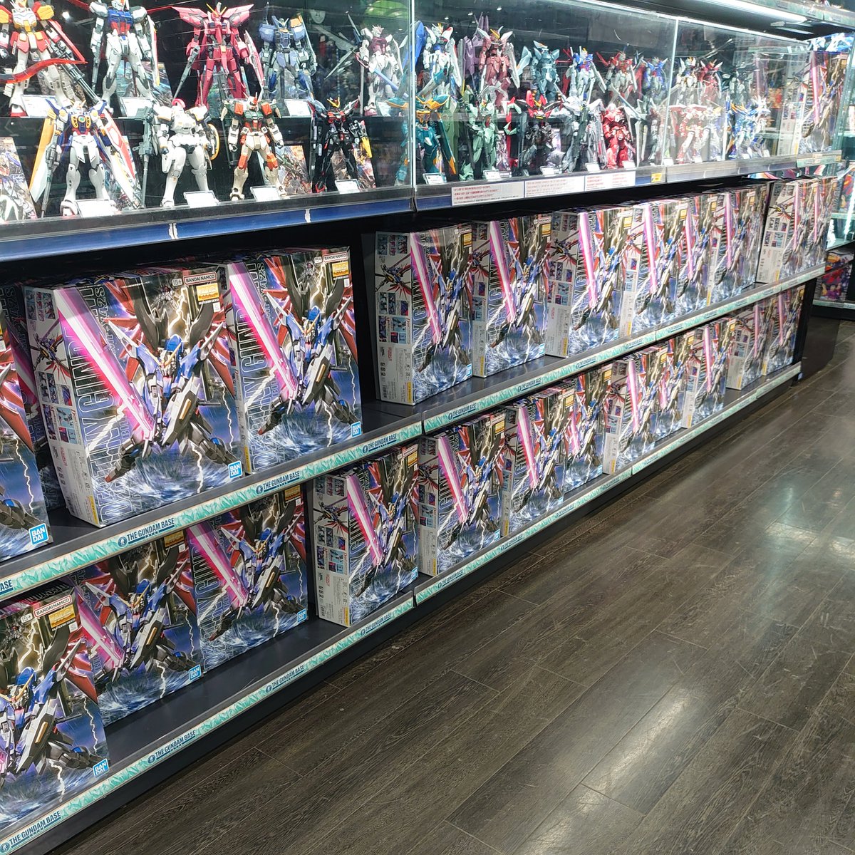 union814's tweet photo. 雨なのにガンダムベースへ。

MGデスティニー→まだある
MGキュベレイマーク2→そろそろ枯れる https://t.co/3aIOjeZj97