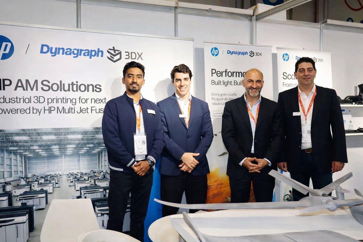 3DX_AM's tweet photo. At UMEX SIMTEX 2026, we showcased how 3D printing technologies are accelerating transformation across defense, aerospace, and advanced manufacturing.
https://t.co/vtyrNUmrXq

#3dx #additivemanufacturing #3dprinting #hpmultijetfusion #defense #aerospace #innovation https://t.co/wCf0Xcnm55