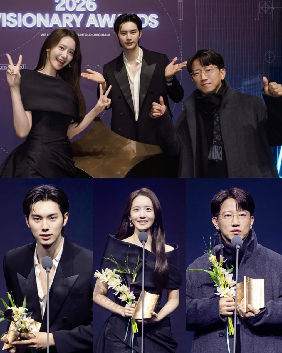 Congratulations Lee Chae Min, Im Yoona, and Director Jang Tae Yoo for being one of the recipients of CJ ENM's 2026 Visionary Awards ❤

📷:cjenm.official &amp; yoona_lim

#BonAppetitYourMajesty #ImYoona #LeeChaeMin
