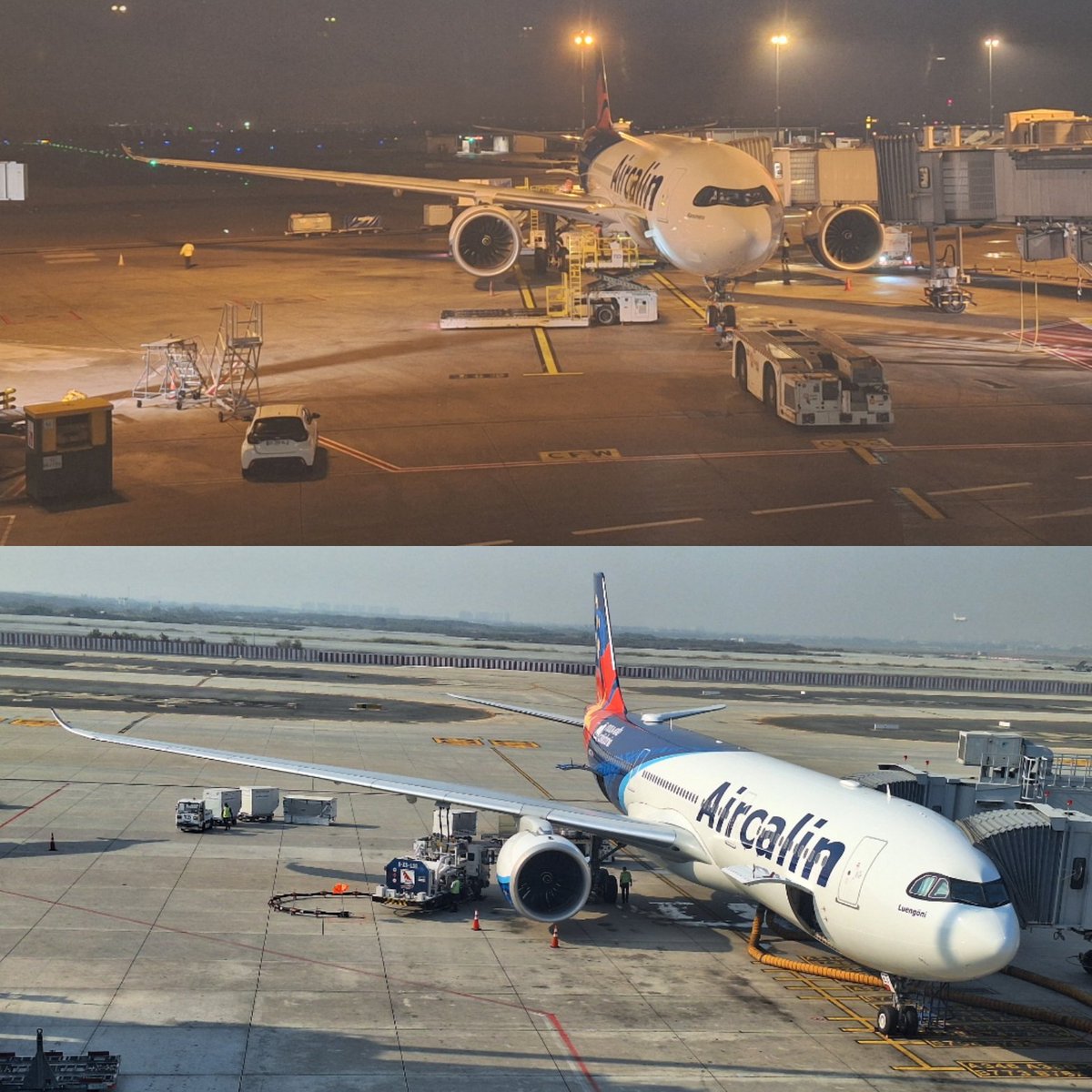marcleflour's tweet photo. Changeons nos habitudes (sauf la chemise, bien évidemment) avec ces deux vols opérés par les amis d' @aircalin :
-SB501, opéré par l'@Airbus A330-900 NEO F-ONEO "Kanuméra"
- SB500, opéré par l'A330-900 NEO F-ONET "Luengöni"
Deux vols aux petits oignons
#aircalin #sb500 #sb501 https://t.co/iebR6Dn51O