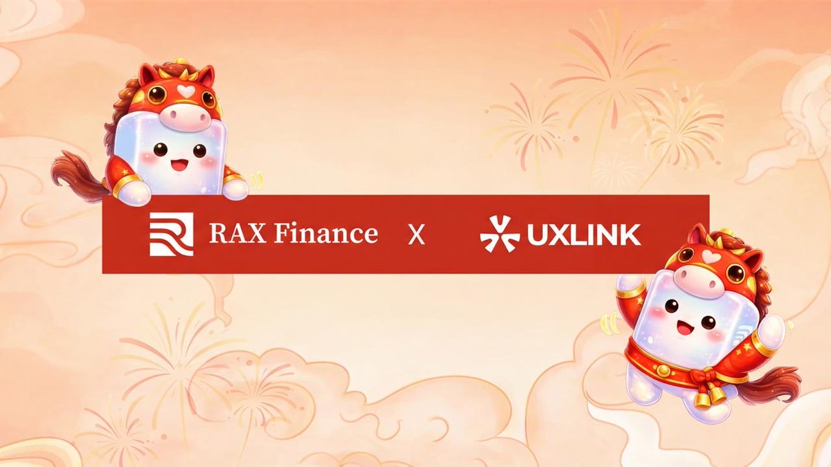 Social scale × AI Infrastructure RWA 

RAX × <a href="/UXLINKofficial/">UXLINK</a> 🤝

55M+ users powering the largest Web3 social layer meet institutional-grade AI infrastructure on-chain.

From community growth to sustainable on-chain yield.

Real compute.
Real distribution.
Real value.

Let’s build