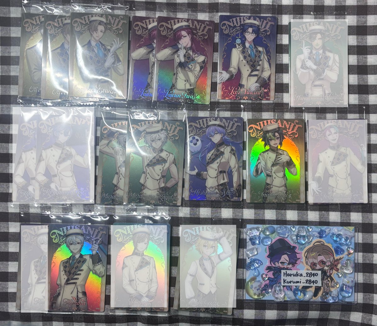 Kurumi_2840's tweet photo. にじさんじ ウエハース 交換

譲: 画像参照 1弾

求: リプ欄 (1弾.2弾)

【初回様リトリン必読】
本人周辺Bしてない方からのお声掛けはお断りします。
🚹⇔🚹/🚺⇔🚺 の交換のみ。
未開封同士の交換のみ。透明の透明の袋を折らずに梱包が可能な方のみお声掛け下さい。 https://t.co/S9Yvjfc7fv