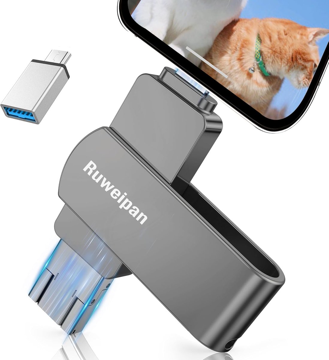 LorisPoletti86's tweet image. 🔥 Offerta Amazon: Chiavetta USB 4‑in‑1 – 256GB   
Compatibile iPhone/Android/PC, USB‑C, USB 3.0, senza app. Perfetta per foto e backup.

💰 26,68€ invece di 32,56€ (-18%)
👉 amzn.to/4qqrWwl

#TechDeals #USBDrive #AmazonDeals