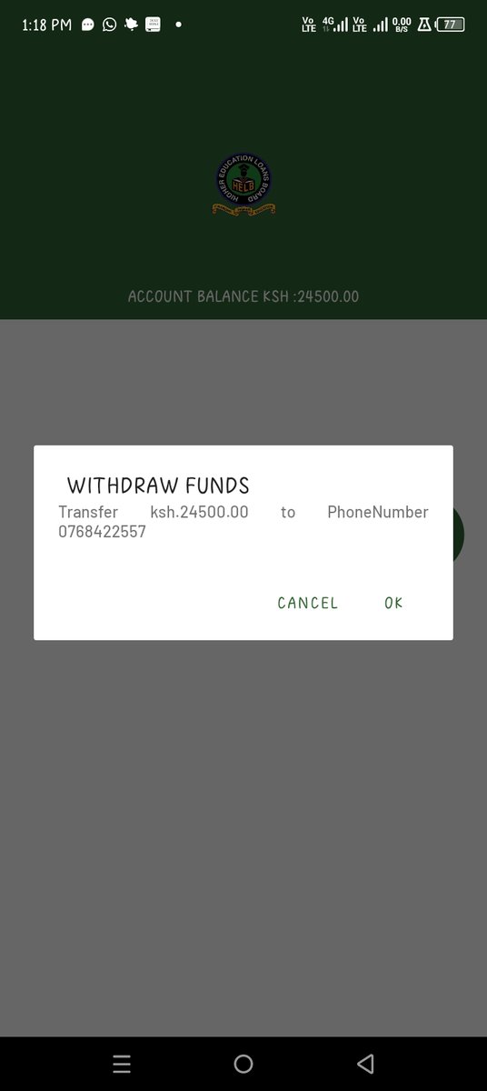 j41731562's tweet photo. @HELBpage Reply Dm yawa ... No prompt since last week ussd inasema insufficient funds https://t.co/a2g48F2ya7