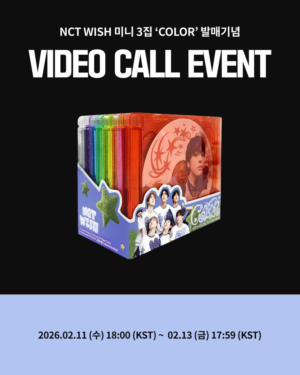 NCT WISH The 3rd Mini Album 'COLOR' #Ktown4u VIDEO CALL Sign Event