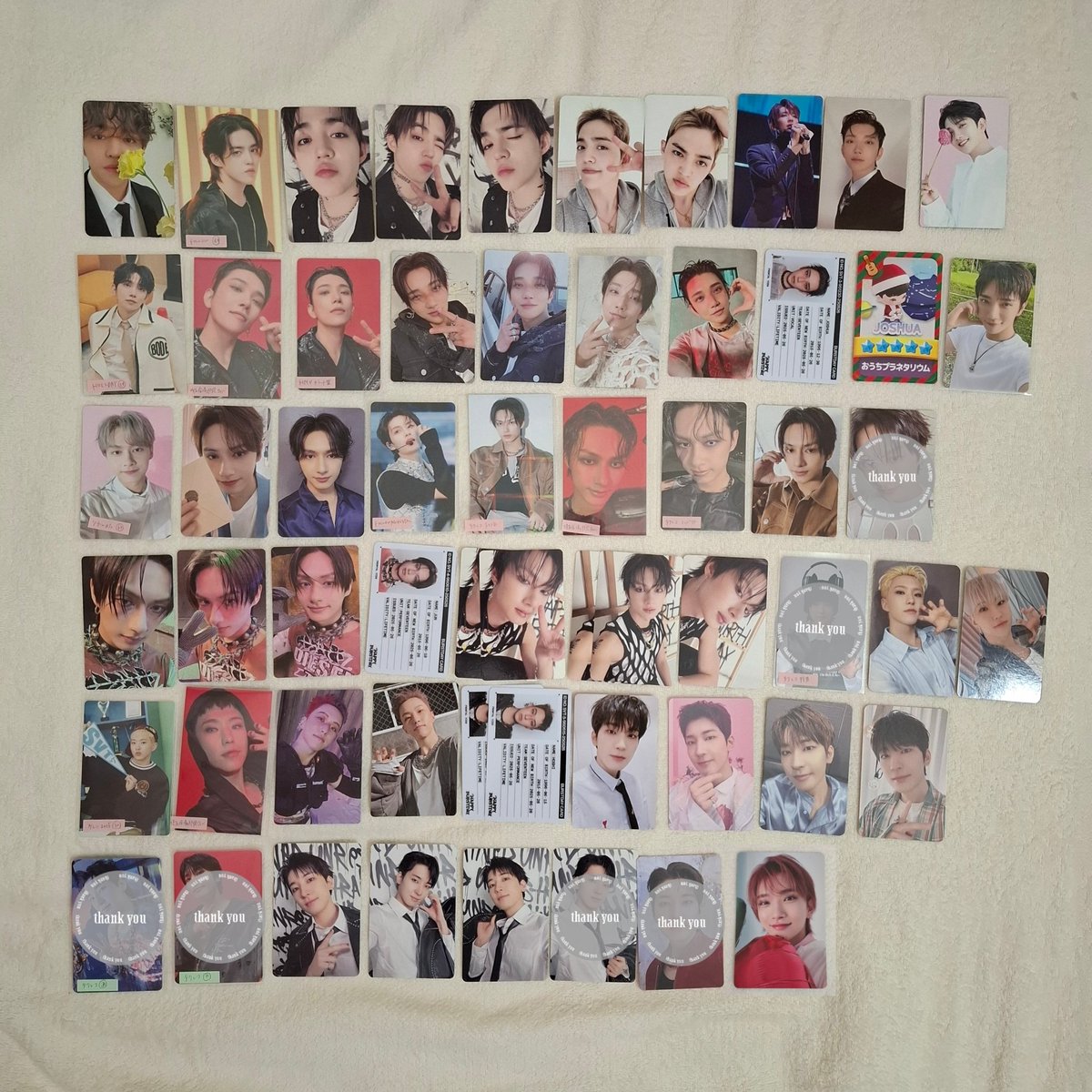 SEVENTEEN セブチ 交換 トレカ 過去 NEW 譲: エスクプス ジョンハン