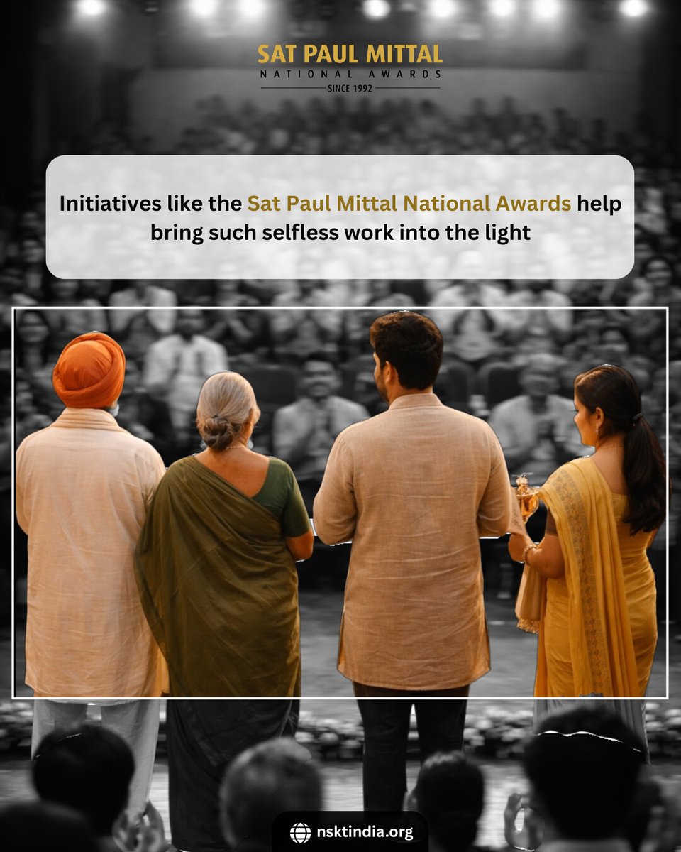 Inspiring a Culture of Compassion and Selfless Service!
The Sat Paul Mittal National Awards highlight the remarkable individuals and organisations whose dedication and selfless efforts inspire us all to contribute, take action, and make a lasting difference in the world.