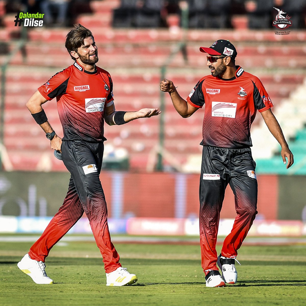 lahoreqalandars's tweet photo. As Sameen Rana would say… “Maray Karan-Arjun!”

#QalandarDilSe #Number1TeamForAReason https://t.co/1rsaHUw3RB