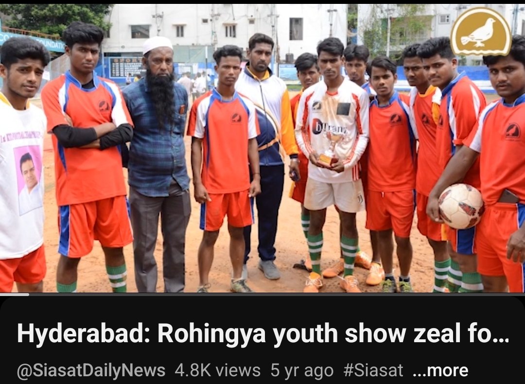 Hyderabad Rohingya football team.. political leaders faces on illegal Rohingyas t-shirts.

Velamas brought turkish conquerers to rule Telangana and destroy local women

Now they brought Rohingyas and Bangladeshis.
I don't know fantasy of Velamas with muslims
