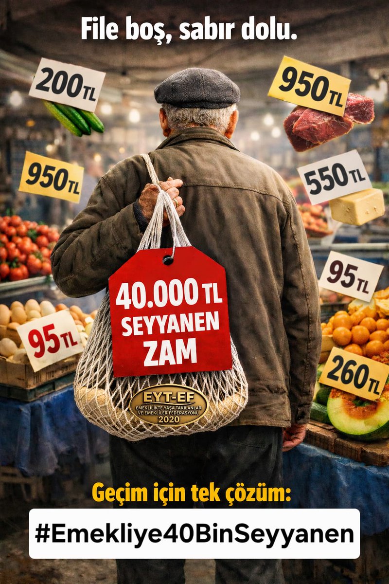 banana_dunya's tweet photo. @EYT_ED @RTErdogan @isikhanvedat Emekli Açlık Sınırı Altında Maaş Alıyor.
EMEKLİ
👇
#Emekliye40BinSeyyanen
#5000KısmiEYTmeselesi
@RTErdogan
@isikhanvedat
@_cevdetyilmaz 
@memetsimsek 
@eczozgurozel 
@ComezTurhan 
@55erhanusta 
@veliagbaba 
@fethigurer 
@YS_Turkoglu 
@umitozdag 
@selcukozdag https://t.co/w9EHGaowr7