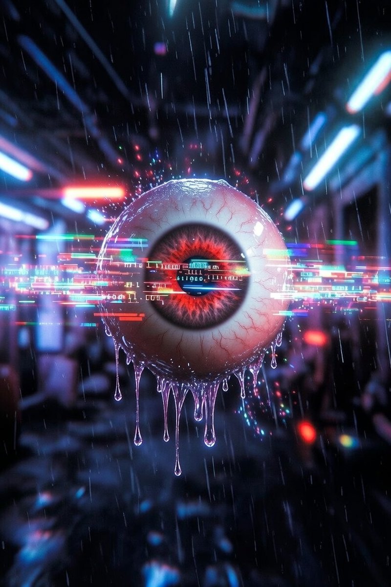 Cyb3er_Poeem7x's tweet photo. Neon eats retina. #OurPoetryX #Neonrebellion #vss365
#Readymade soul,
fresh off the print bed,
still wet with resin.
Chrome teeth grind code.
Pulse hacked to 180.
Exploit loop endless.
Alley spits acid rain.
Face shifts.
Preset 47:
broken samurai.
Blood on installments.
At the final crash the algo whispers:
“Never custom.
Only clicked faster.
Ready.
Made.”©️