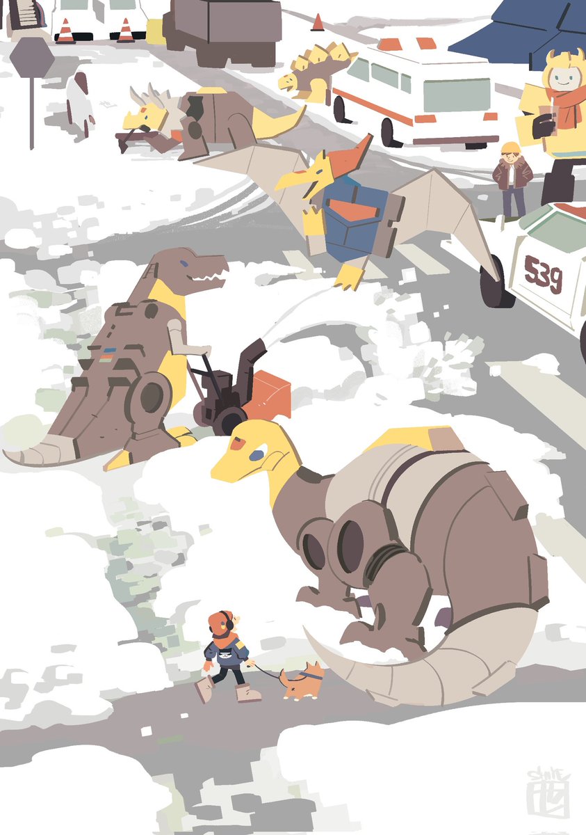 DuxTblake's tweet image. #transformersG1 #Transformers #Dinobots 
大扫除
猜猜图里有多少个汽车人😗