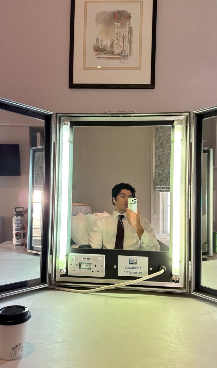 rwrbcrave's tweet photo. Taylor Zakhar Perez sharing photos from his time on the Red White and Royal Wedding set in London! https://t.co/7NMSq0EjZP