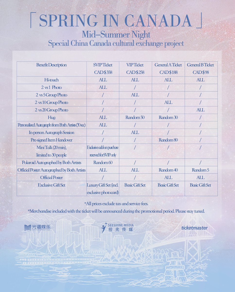 SeeshineMedia's tweet photo. Midsummer Night Special
China–Canada Cultural Exchange Project
@ZhangJiongmin x @Xubin
This Spring in Canada

When: April 18，2026 
Where: River Rock Show Theatre
Where to Buy: Ticket master
For add on packages：https://t.co/EWbSKe7bHJ
Tickets On Sale ⏰: February 14 (PST） https://t.co/x4bTHf1dMt