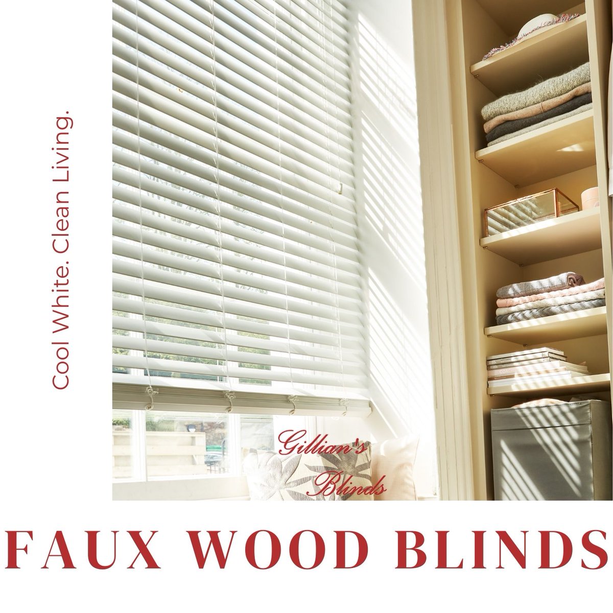 GilliansBlinds's tweet photo. Bring a fresh and modern look to your home with the Cool White Faux Wood Blinds. πΏβ¨
Their crisp white finish reflects natural light beautifully while offering perfect control over privacy and brightness. https://t.co/4mGQoxX2Ga
#FauxWoodBlinds #LightControl https://t.co/3iLKIoOP5f