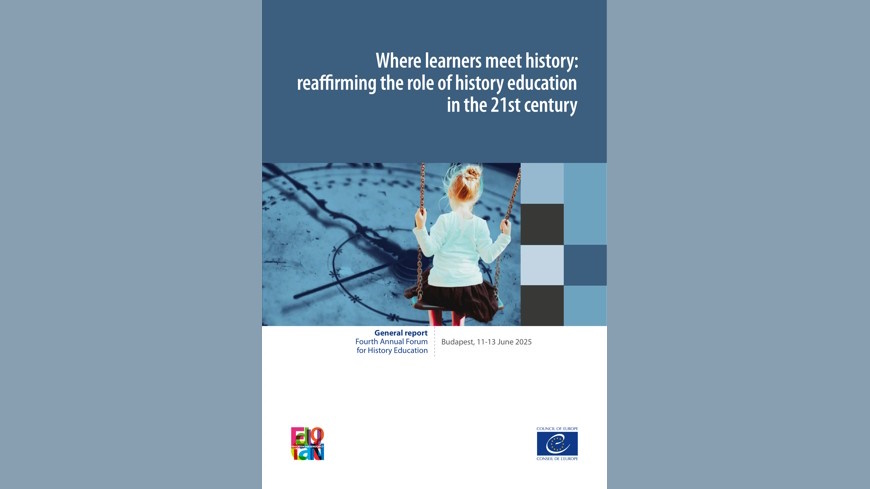 CoE_Education's tweet photo. 📘 New Council of Europe Publication on History Education

 The General Report of the 4th Annual Forum on History Education of the Council of Europe is now available.

 It highlights the key role of history education in strengthening democracy in the 21st century.

👉 Read the publication: https://t.co/7xKHb2iG2F

#HistoryEducation #Democracy #CouncilOfEurope

//

📘 Nouvelle Publication du Conseil de l’Europe sur l’éducation à l’histoire 

 Le rapport du 4ᵉ Forum annuel sur l’éducation à l’histoire du Conseil de l’Europe est désormais disponible.

 Il met en lumière le rôle essentiel de l’éducation à l’histoire pour la démocratie au XXIᵉ siècle.

👉 Lire la publication: https://t.co/7xKHb2iG2F (en anglais) 

#HistoryEducation #Democracy #CouncilOfEurope