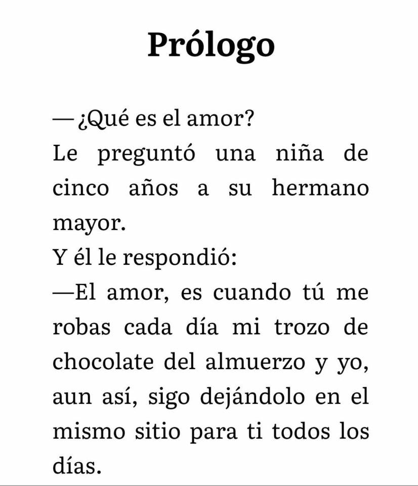 El amor....