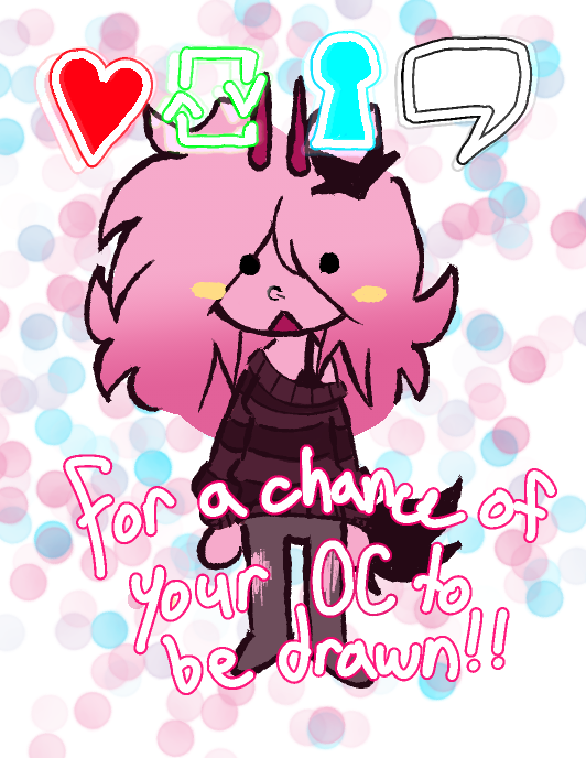 Road to 3k!!!
LIKE RETWEET FOLLOW AND COMMENT FOR A CHANCE TO GET YOUR OC DRAWN!!!
#Art #Oc