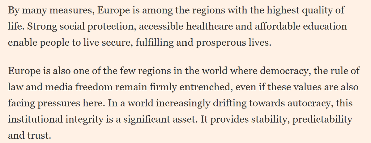 Europe is often portrayed as a continent in decline, squeezed between geopolitical rivals, held back by excessive regulation and struggling to keep pace with rapid technological change. In an op-ed in today's <a href="/FT/">Financial Times</a>, I explain why this narrative is misleading.