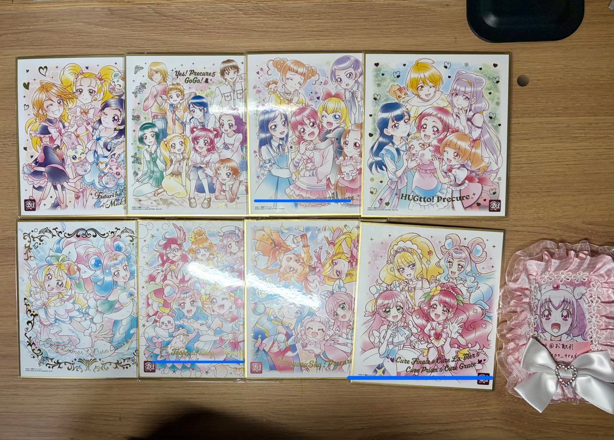 Pepo_trade's tweet photo. プリキュア　譲渡　買取　交換
求:ハッピー、スマイル関連グッズor定価+送料
譲:画像1〜6
赤線、黄色線は青線から赤は同額黄色は倍額程度抱き合わせをお願いします。
HR以外の無印は単品譲渡可能。無印HRの買取はご相談ください。ウエハースは2枚以上からのお譲りです。
☆は交換のみ。 https://t.co/3edQgSro56