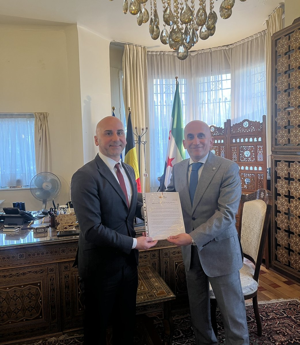 wca_ngo's tweet photo. From Brussels to Damascus: Our Letter to Syria’s President
Titled “From Aramaic to Arabic: Syria’s Civilization, Law, and Future,” and presented to Syria’s Ambassador to the EU, the letter states:
“Formal constitutional recognition of the Arameans, together with protection of the endangered Aramaic language, would ensure the survival of Syria’s oldest living heritage.”
The letter sets out why Syria’s oldest indigenous people must be part of the country’s future, and how recognition and inclusion can reinforce national unity, legitimacy, and long-term stability.
📜 Read the full letter in English and Arabic:
👉 https://t.co/aVFtDb4Inw
💬 Can a durable, united, and plural Syria exist without recognizing the Arameans, who are the country’s oldest indigenous people and living heritage?
