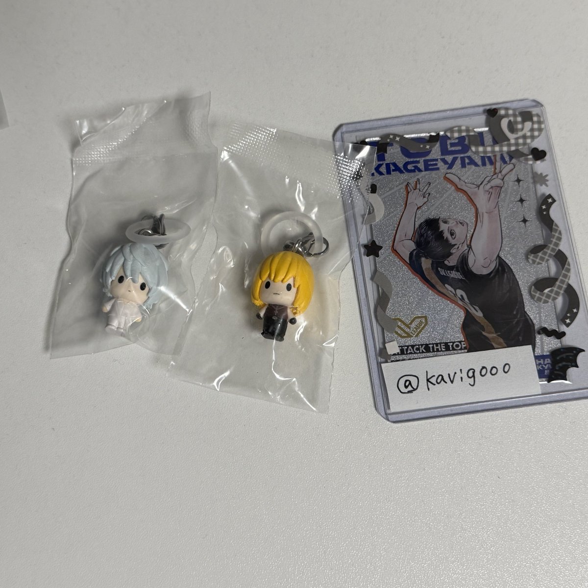 kavigooo's tweet photo. 【交換】デスノート　めじるしアクセサリー　

譲:メロ、ニア
求:L > 月、リューク

郵送での交換希望です。
検索からでもお気軽にお声掛けください。 https://t.co/LNPEpjdkCu