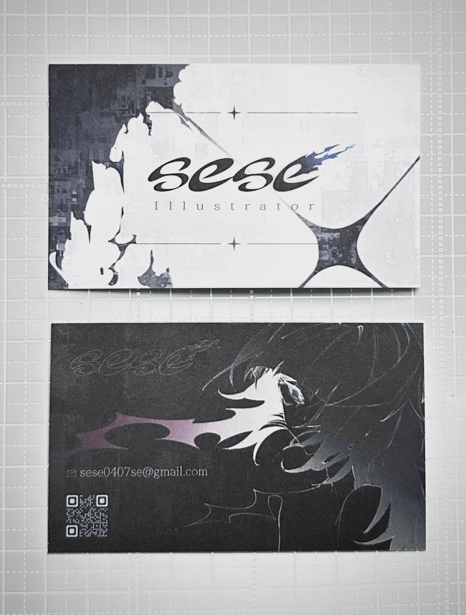 Post by sese 🪩2/22【C49b】COMITIA155 on X: 名刺届いた!