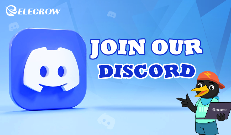 📢 Join the Discord group and share your story with us! How does #Elecrow stay with you in daily life? 👇
discord.gg/jwXngaDG7p