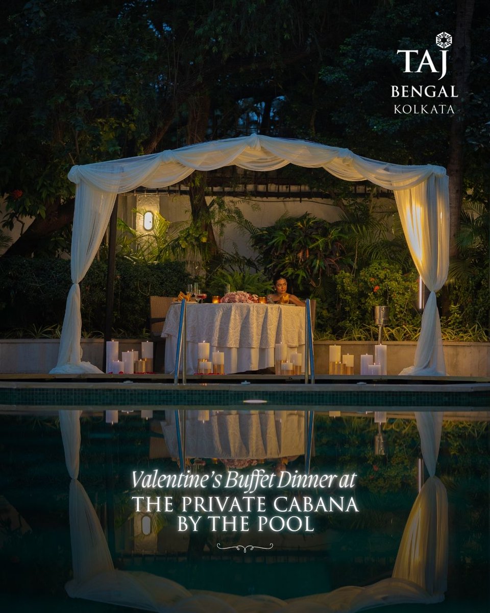 It’s the night to savour love, so celebrate it with your partner and make every moment count. The table’s set for 14 February 2026.

For reservations at Cal27, call: +91 9831579131.
At The Grill by the Pool and Private Cabana by the Pool, call: +91 9330415095 / +91 9007785590.