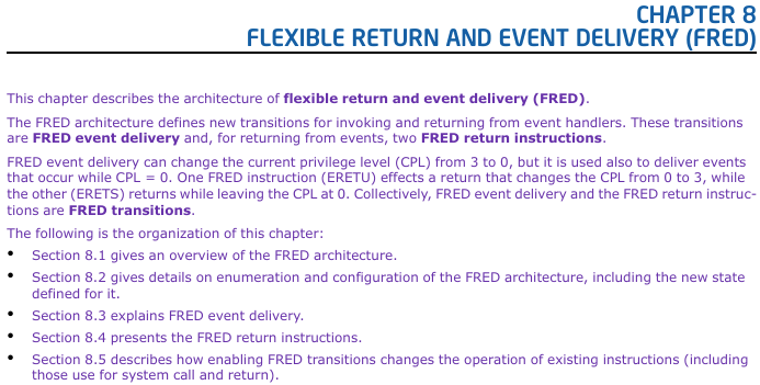 InstLatX64's tweet image. #Intel released the 90th edition of the Software Developer’s Manuals with canonized #FRED, #ArchitecturalPEBS, Asymmetric RDT-M &amp;amp; RDT-A
All-in-One:
cdrdv2-public.intel.com/874240/325462-…
Changes v82:
cdrdv2-public.intel.com/874239/252046-…
#LKGS, #PBNDKB, #PantherLake