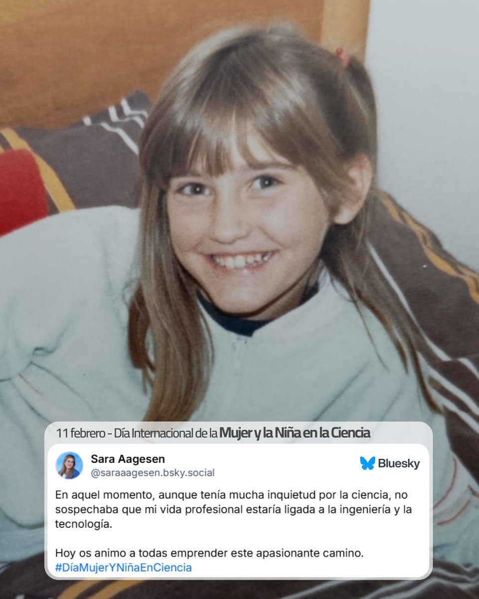 🔬 Ingeniera química y vicepresidenta del Gobierno de España
→ en este #DíaMujeryNiñaenCiencia♀️

Sara Aagesen anima a las niñas de hoy a "emprender el apasionante camino" de la ciencia

📲shorturl.at/kreRO