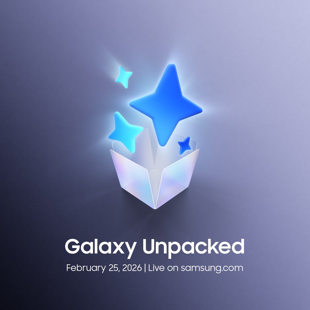 Samsung is all set to unveil the Galaxy S26 Series on 25th February 🌏✨

New design? Smarter AI? Powerful upgrades? 👀

This #GalaxyUnpacked is going to be BIG 🚀

#Samsung #GalaxyS26Ultra