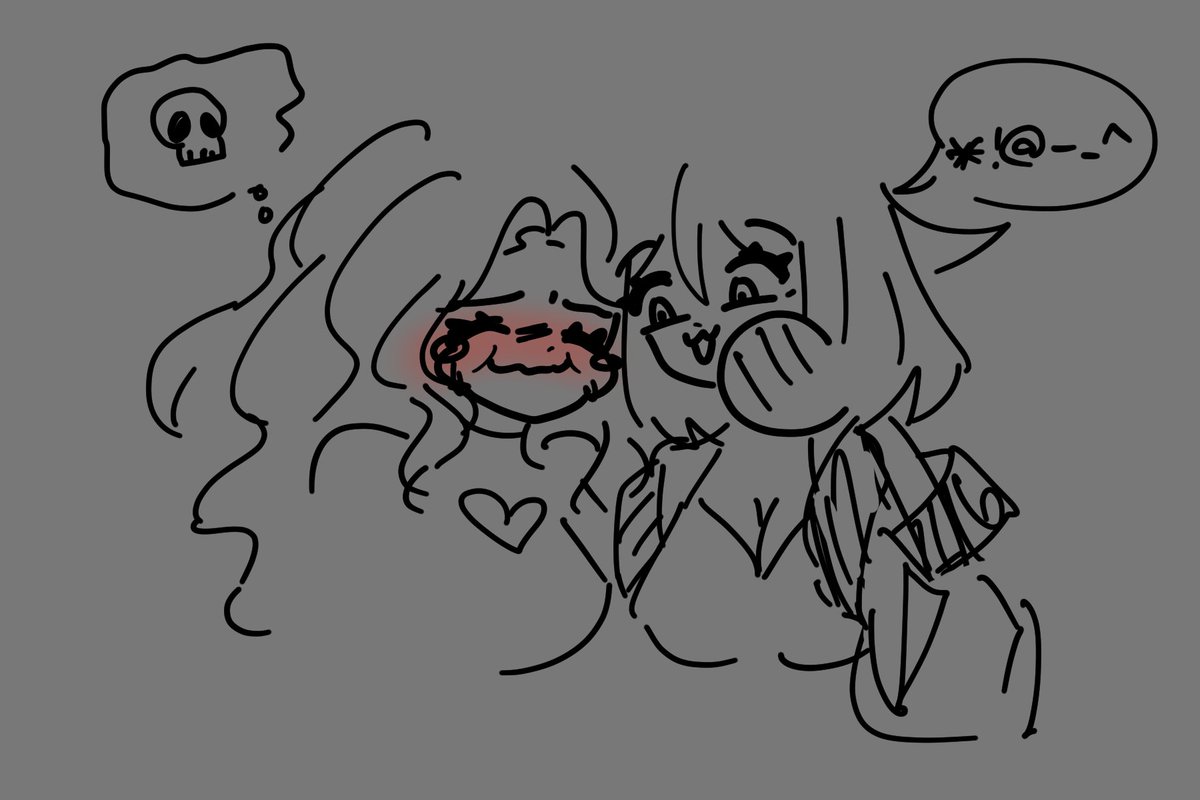 this is literally Zephy @ me, i always get caught off guard when she kisses my cheek 😭😭😭 we've been friends for like 13 years and im still not used to it